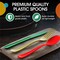 Exquisite Polished Plastic Silverware – 150 Pcs Heavy Duty Cutlery Set – 50 Each of Forks, Knives & Spoons – Disposable Utensil Set for Parties, Events & Catering – Flatware Set by Party Solids